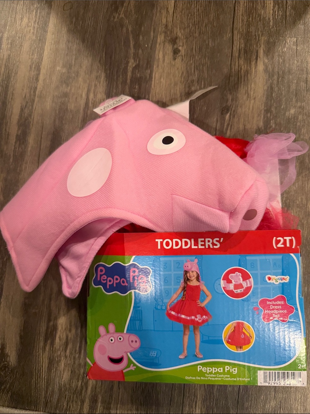 Peppa Pig Halloween Costume Dress Up Toddler Costume 2T